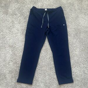Large Figs Scrub Pants Navy